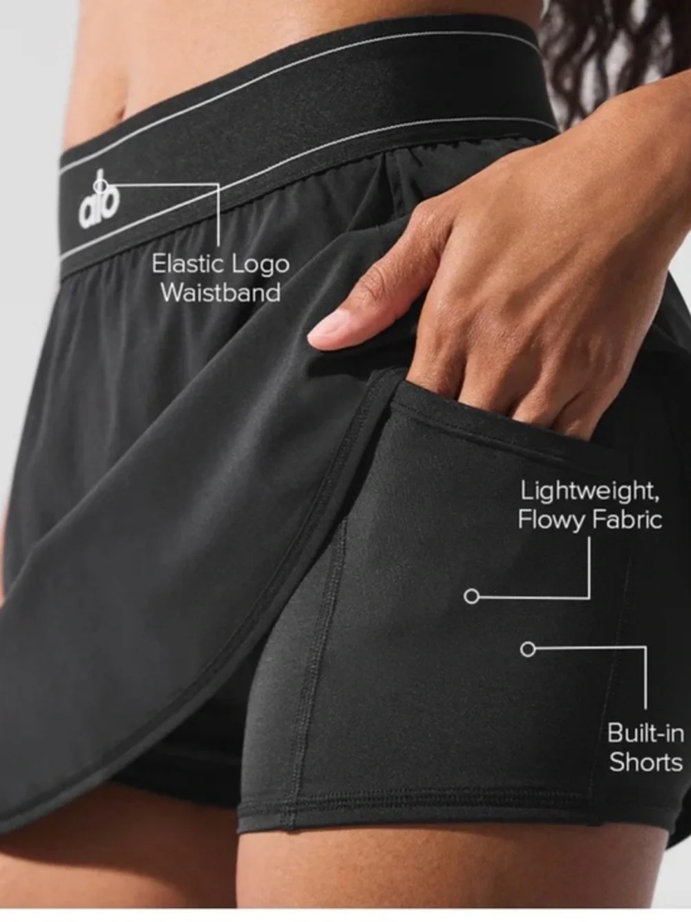 Alo Yoga - match point tennis skirt - size small NWT